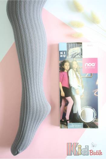 Купити Колготки сірі "Braid" для дівчинки Knittex DR2229-с на КідБутік Колготки сірі "Braid" для дівчинки Knittex DR2229-с