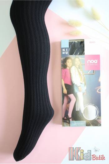 Купити Колготки чорні "Braid" для дівчинки Knittex DR2229-ч на КідБутік Колготки чорні "Braid" для дівчинки Knittex DR2229-ч