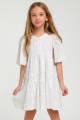 Купить Платье белое с принтом из рельефных цветочков Escabel Kids Ес24-26(35708) на КидБутик Платье белое с принтом из рельефных цветочков Escabel Kids Ес24-26(35708) - фото 6
