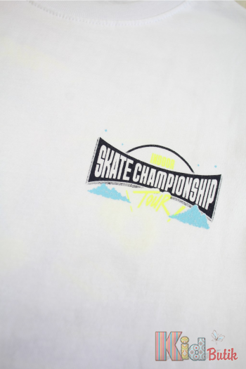 Купити Футболка біла "Skate Championship" для хлопчика NK Unsea НК24-24(44558) на КідБутік Футболка біла "Skate Championship" для хлопчика NK Unsea НК24-24(44558)