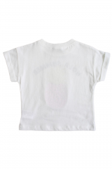 Купить Футболка белая для девочки "Hola Summer" Escabel Kids Ес24-31(35759) на КидБутик Футболка белая для девочки "Hola Summer" Escabel Kids Ес24-31(35759)