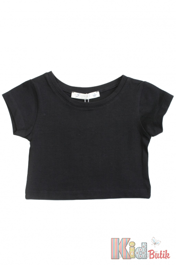 Купить Топ черного цвета без декора для девочки Escabel Kids Ес24-24(3528) на КидБутик Топ черного цвета без декора для девочки Escabel Kids Ес24-24(3528)