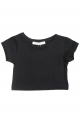 Купить Топ черного цвета без декора для девочки Escabel Kids Ес24-24(3528) на КидБутик Топ черного цвета без декора для девочки Escabel Kids Ес24-24(3528) - фото