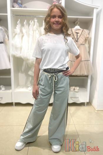 Купити Штани спортивні палаццо "Fashion" для дівчинки WKS Wks24-10Ср на КідБутік Штани спортивні палаццо "Fashion" для дівчинки WKS Wks24-10Ср