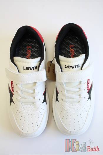 Купити Кросівки білі з контрастними вставками Levi's Lv24-4( 0239) на КідБутік Кросівки білі з контрастними вставками Levi's Lv24-4( 0239)