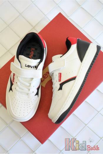 Купити Кросівки білі з контрастними вставками Levi's Lv24-4( 0239) на КідБутік Кросівки білі з контрастними вставками Levi's Lv24-4( 0239)