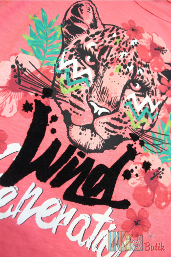 Купити Футболка з тигром "Wild Generation" для дівчинки Boboli Р-412142-5101 на КідБутік Футболка з тигром "Wild Generation" для дівчинки Boboli Р-412142-5101
