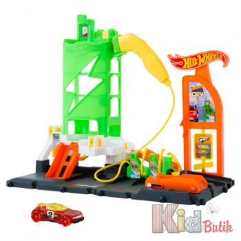 Купить Игровой набор Hot Wheels "Заправочная станция для суперзарядки" Hot Wheels HTN79 на КидБутик Игровой набор Hot Wheels "Заправочная станция для суперзарядки" Hot Wheels HTN79