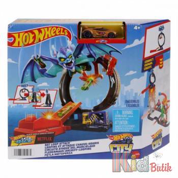 Купити Ігровий набір "Неймовірна атака кажана" Hot Wheels HTN78 на КідБутік Ігровий набір "Неймовірна атака кажана" Hot Wheels HTN78