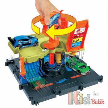 Купить Игровой набор "Скоростная автомойка" Hot Wheels HDR27 на КидБутик Игровой набор "Скоростная автомойка" Hot Wheels HDR27
