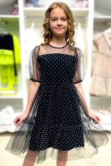 Купити Сукня чорна в крапинку Do-minik Dm24-5Чор(7116) на КідБутік Сукня чорна в крапинку Do-minik Dm24-5Чор(7116)