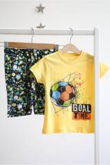 Купить Пижама желтая с футбольным мячом "Goal Time" для мальчика Vitmo Вт24-12231Жвт на КидБутик Пижама желтая с футбольным мячом "Goal Time" для мальчика Vitmo Вт24-12231Жвт