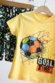 Купить Пижама желтая с футбольным мячом "Goal Time" для мальчика Vitmo Вт24-12231Жвт на КидБутик Пижама желтая с футбольным мячом "Goal Time" для мальчика Vitmo Вт24-12231Жвт - фото 2