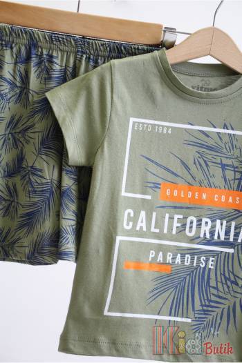 Купить Пижама зеленая "California" для старшего мальчика Vitmo Вт24-27181Зл на КидБутик Пижама зеленая "California" для старшего мальчика Vitmo Вт24-27181Зл