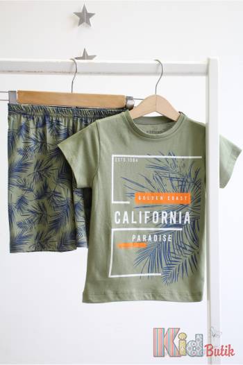 Купить Пижама зеленая "California" для старшего мальчика Vitmo Вт24-27181Зл на КидБутик Пижама зеленая "California" для старшего мальчика Vitmo Вт24-27181Зл