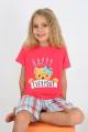 Купить Пижама коралловая "Happy Teddy Everyday" для старшей девочки Vitmo Вт24-22711Крл на КидБутик Пижама коралловая "Happy Teddy Everyday" для старшей девочки Vitmo Вт24-22711Крл - фото 3