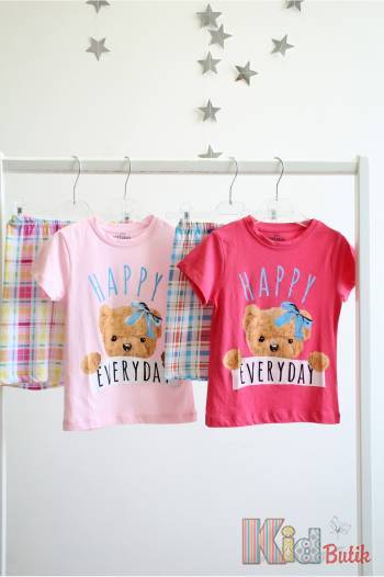 Купить Пижама коралловая "Happy Teddy Everyday" для старшей девочки Vitmo Вт24-22711Крл на КидБутик Пижама коралловая "Happy Teddy Everyday" для старшей девочки Vitmo Вт24-22711Крл