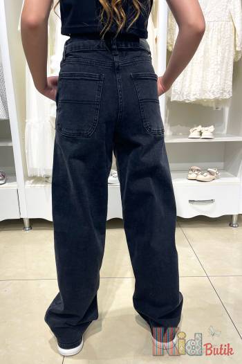 Купить Джинсы палаццо черные для девочки A-yugi Jeans Аю24-28 на КидБутик Джинсы палаццо черные для девочки A-yugi Jeans Аю24-28