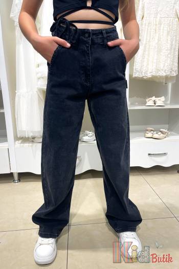 Купить Джинсы палаццо черные для девочки A-yugi Jeans Аю24-28 на КидБутик Джинсы палаццо черные для девочки A-yugi Jeans Аю24-28