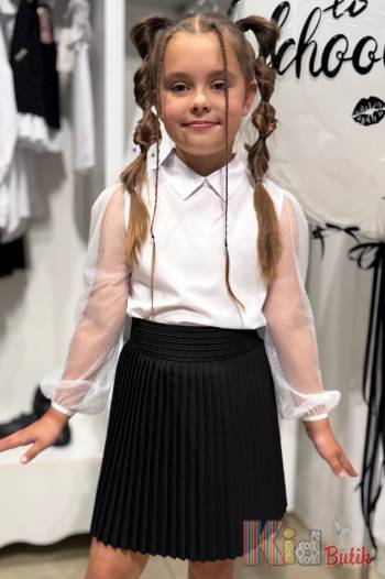 Купить Юбка плиссе с широкой резинкой для девочки Sen Kids Т24-1(27-851) на КидБутик Юбка плиссе с широкой резинкой для девочки Sen Kids Т24-1(27-851)