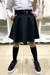 Купить Юбка клешная с пояском для девочки Sen Kids Т24-6(27-757) на КидБутик Юбка клешная с пояском для девочки Sen Kids Т24-6(27-757)