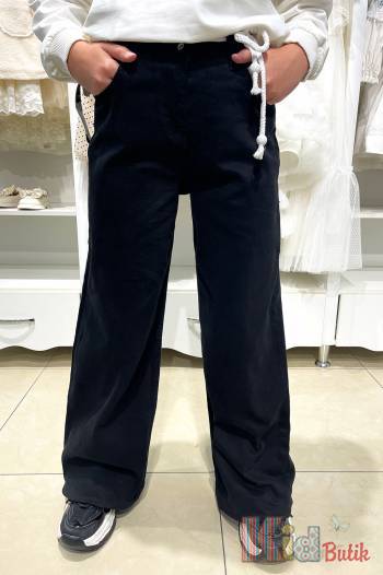 Купить Джинсы палаццо для девочки A-yugi Jeans Аю24-26Чор на КидБутик Джинсы палаццо для девочки A-yugi Jeans Аю24-26Чор