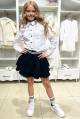 Купить Юбка с широкими рюшами "Fashion" для девочки WKS Wks24-19Чорн на КидБутик Юбка с широкими рюшами "Fashion" для девочки WKS Wks24-19Чорн - фото 4