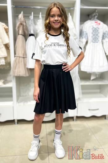 Купить Юбка клешная для девочки Brows Kids ВР24-12 на КидБутик Юбка клешная для девочки Brows Kids ВР24-12