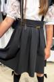 Купить Сарафан школьный на шлейках с рюшами для девочки Capris Ка24-17 на КидБутик Сарафан школьный на шлейках с рюшами для девочки Capris Ка24-17 - фото 4