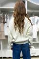 Купить Кардиган молочного цвета для девочки MiniModa Мі24-23Мол на КидБутик Кардиган молочного цвета для девочки MiniModa Мі24-23Мол - фото 2