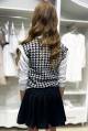 Купить Жилетка гусиная лапка для девочки MiniModa Мі24-15 на КидБутик Жилетка гусиная лапка для девочки MiniModa Мі24-15 - фото 2