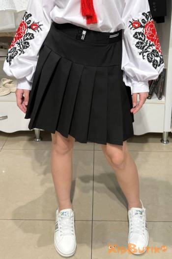 Купить Юбка с кокеткой и мягкими складочками для девочки MiniModa Мі24-3(34146,3938) на КидБутик Юбка с кокеткой и мягкими складочками для девочки MiniModa Мі24-3(34146,3938)