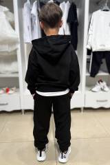 Купить Спортивный костюм чорного цвета для мальчика Black One Kids ВК24-2Чор на КидБутик Спортивный костюм чорного цвета для мальчика Black One Kids ВК24-2Чор