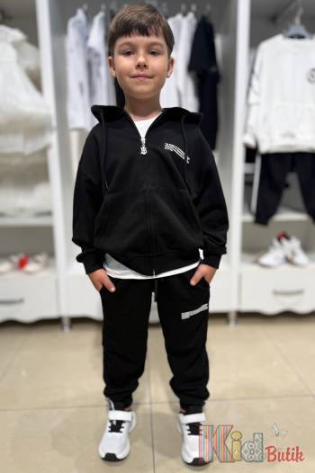 Купить Спортивный костюм чорного цвета для мальчика Black One Kids ВК24-2Чор на КидБутик Спортивный костюм чорного цвета для мальчика Black One Kids ВК24-2Чор