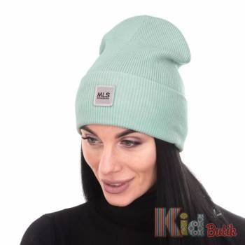 Шапка м'ятного кольору для дівчинки "Аксель" Malisa Accessories ML24-2М"ята