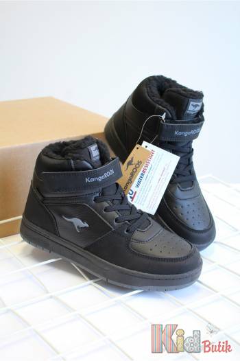 Купити Черевики хайтопи чорні утеплені для хлопчика KangaROOS 24-10179-000-5003/В на КідБутік Черевики хайтопи чорні утеплені для хлопчика KangaROOS 24-10179-000-5003/В