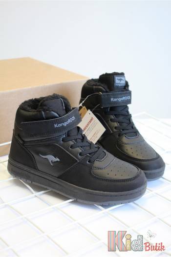 Купити Черевики хайтопи чорні утеплені для хлопчика KangaROOS 24-10179-000-5003/В на КідБутік Черевики хайтопи чорні утеплені для хлопчика KangaROOS 24-10179-000-5003/В
