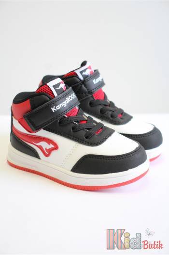 Купить Ботинки хайтопы с красными вставками для мальчика KangaROOS 24-00044-000-5053/А на КидБутик Ботинки хайтопы с красными вставками для мальчика KangaROOS 24-00044-000-5053/А