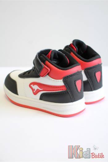 Купить Ботинки хайтопы с красными вставками для мальчика KangaROOS 24-00044-000-5053/А на КидБутик Ботинки хайтопы с красными вставками для мальчика KangaROOS 24-00044-000-5053/А