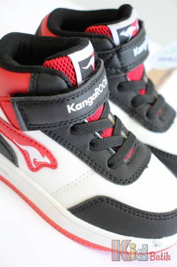 Купить Ботинки хайтопы с красными вставками для мальчика KangaROOS 24-00044-000-5053/А на КидБутик Ботинки хайтопы с красными вставками для мальчика KangaROOS 24-00044-000-5053/А