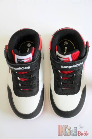 Купить Ботинки хайтопы с красными вставками для мальчика KangaROOS 24-00044-000-5053/А на КидБутик Ботинки хайтопы с красными вставками для мальчика KangaROOS 24-00044-000-5053/А