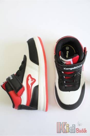 Купить Ботинки хайтопы с красными вставками для мальчика KangaROOS 24-00044-000-5053/А на КидБутик Ботинки хайтопы с красными вставками для мальчика KangaROOS 24-00044-000-5053/А