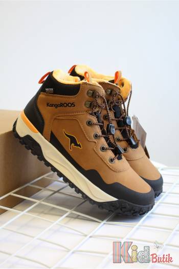 Купить Ботинки горчичные для мальчика KangaROOS 24-10259-1142/В на КидБутик Ботинки горчичные для мальчика KangaROOS 24-10259-1142/В