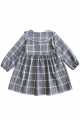 Купить Платье серое + сумочка "Цветочек" для девочки Lilax Kids Л24-6523Ср на КидБутик Платье серое + сумочка "Цветочек" для девочки Lilax Kids Л24-6523Ср - фото 2