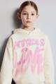 Купити Худі молочного кольору для дівчинки Escabel Kids Ес24-66 на КідБутік Худі молочного кольору для дівчинки Escabel Kids Ес24-66 - фото 4