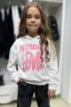 Купити Худі молочного кольору для дівчинки Escabel Kids Ес24-66 на КідБутік Худі молочного кольору для дівчинки Escabel Kids Ес24-66 - фото