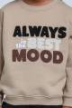 Купить Свитшот бежевый "Always in the Best Mood" для мальчика Jack Lions Ес24-44(1755) на КидБутик Свитшот бежевый "Always in the Best Mood" для мальчика Jack Lions Ес24-44(1755) - фото 2