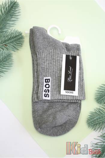 Купить Носки махра стопа "Boss" р.41-44 Pier Lone 0971сір на КидБутик Носки махра стопа "Boss" р.41-44 Pier Lone 0971сір