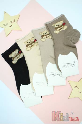 Купити Шкарпетки "Teddy Rose" р.35-40 Pier Lone К-2438 на КідБутік Шкарпетки "Teddy Rose" р.35-40 Pier Lone К-2438