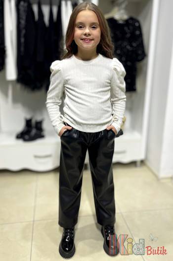 Купить Кофточка молочная в широкие рубчики для девочки Escabel Kids Ес24-72(35937) на КидБутик Кофточка молочная в широкие рубчики для девочки Escabel Kids Ес24-72(35937)